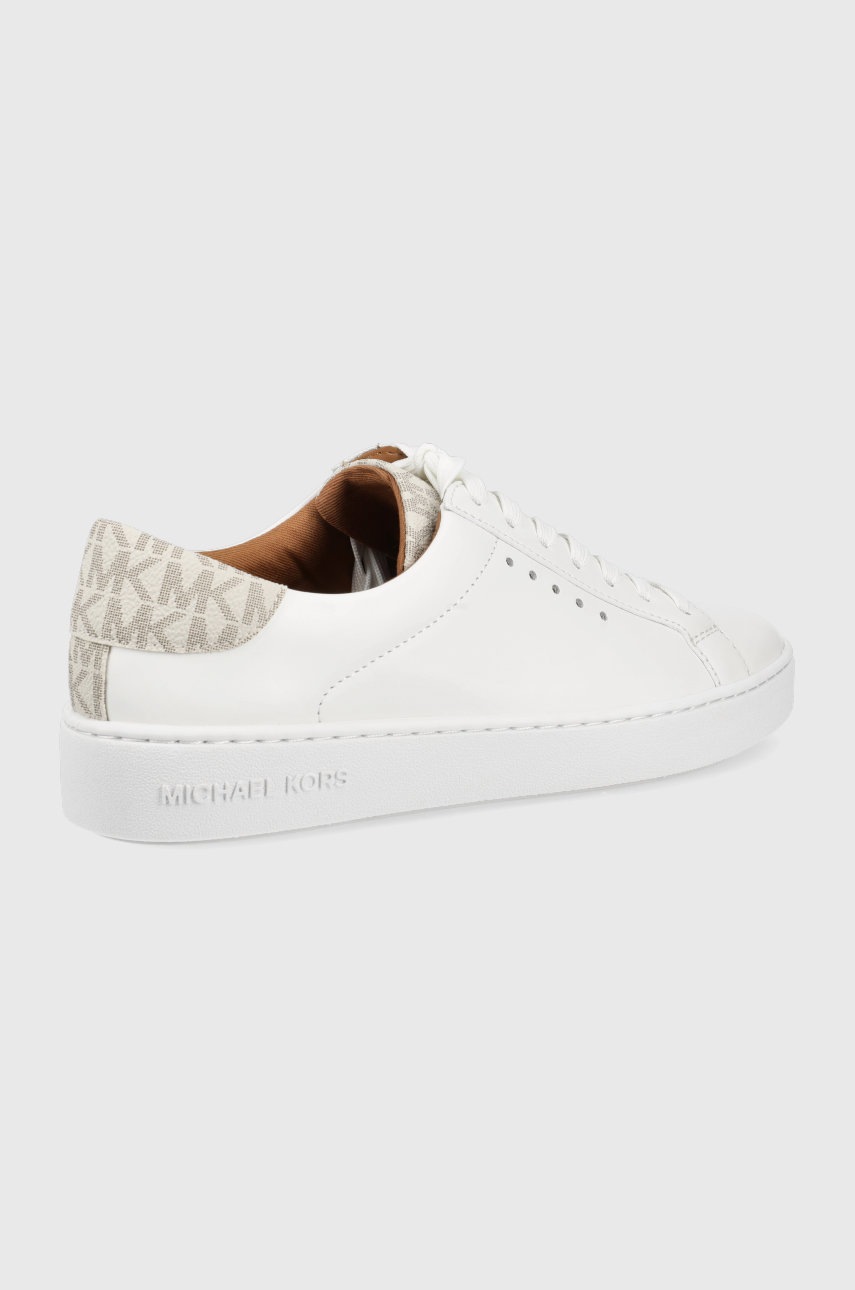 

Кожаные ботинки MICHAEL Michael Kors Irving Lace Up цвет белый