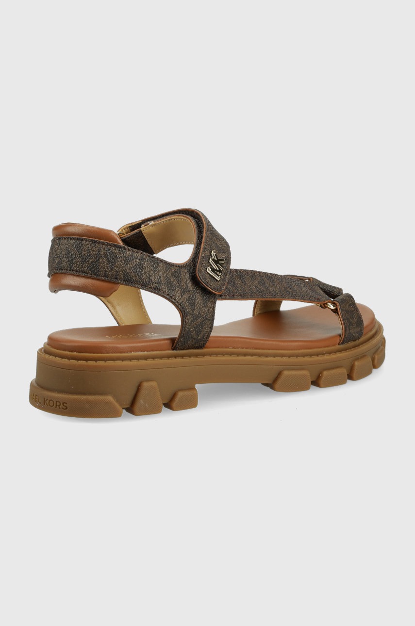 

Сандалии MICHAEL Michael Kors Ridley Sandal женские цвет коричневый на платформе