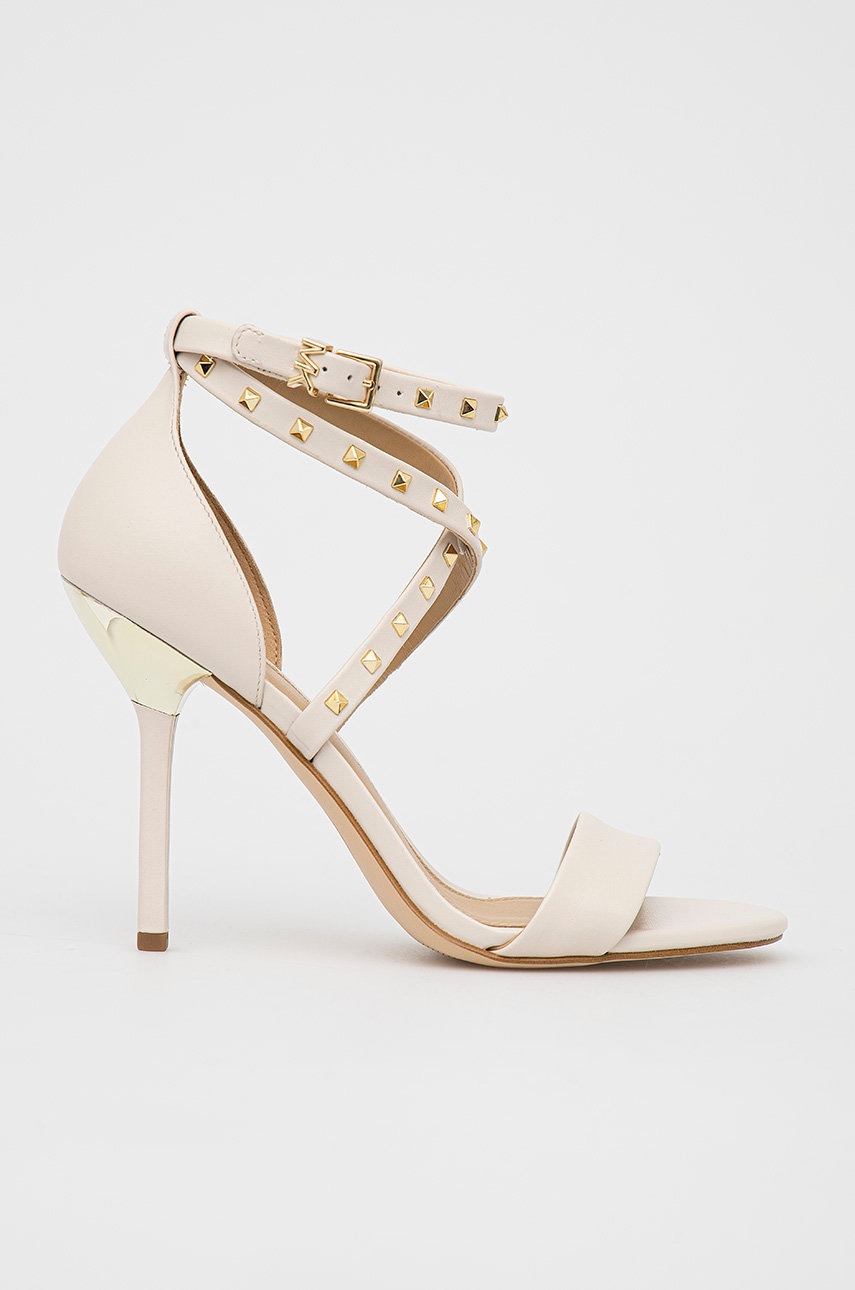 

Кожени сандали MICHAEL Michael Kors Astrid в бежово, Бежов