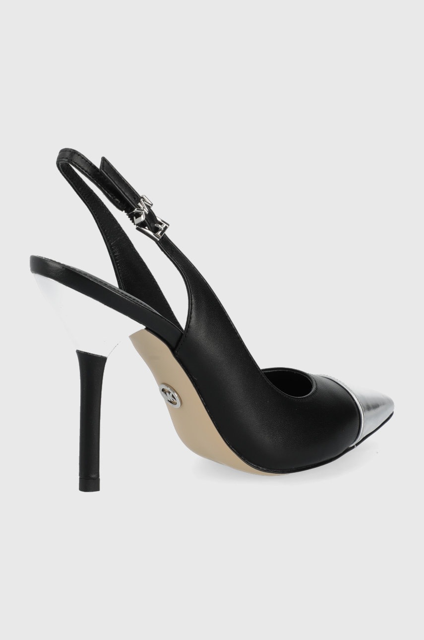 

Шкіряні туфлі MICHAEL Michael Kors Kadence Toe Cap Sling колір чорний