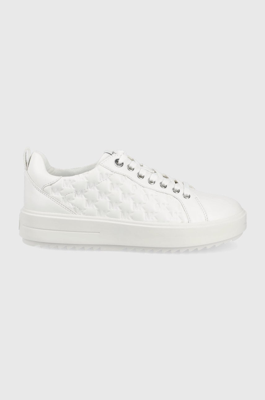 Michael michael kors pantofi emmett lace up culoarea alb