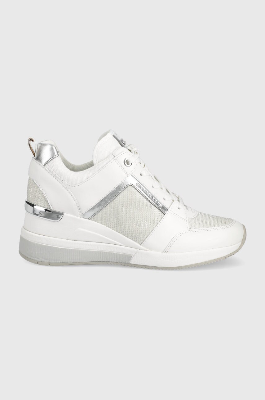 Michael michael kors pantofi georgie trainer culoarea argintiu