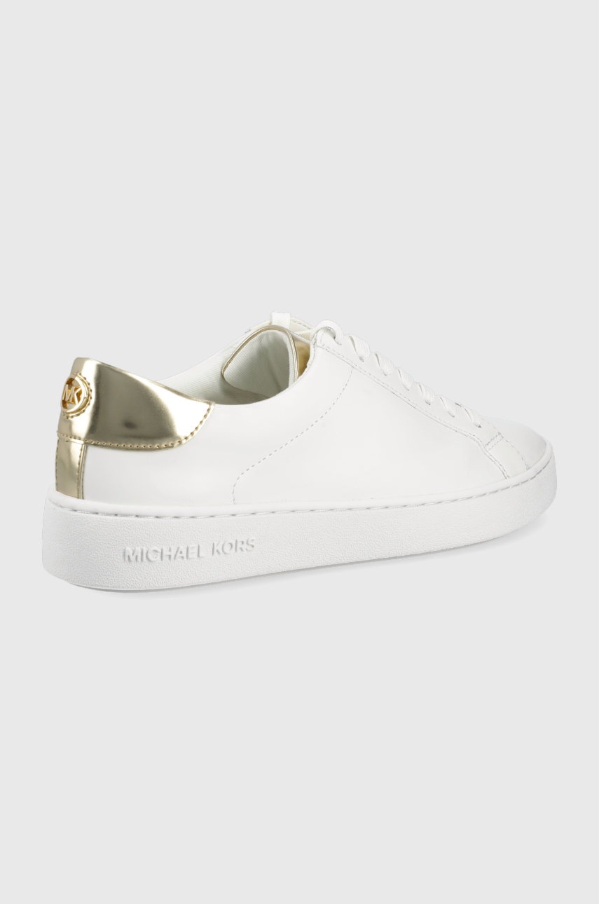 

Шкіряні черевики MICHAEL Michael Kors Irving Lace Up колір білий