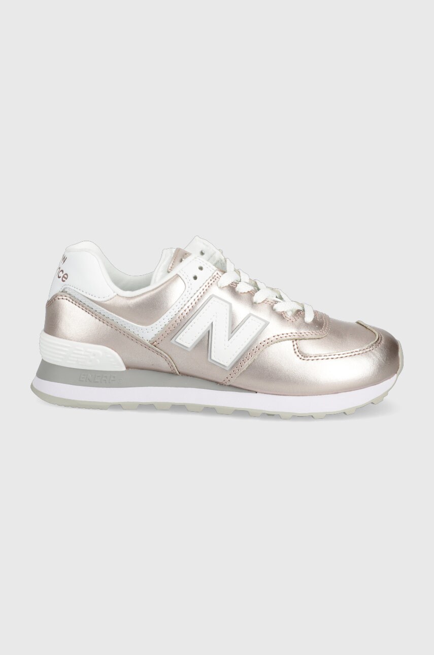 New balance ghete de piele wl574lb2 culoarea roz