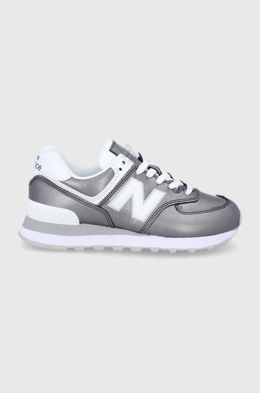 New Balance pantofi Wl574ld2 culoarea argintiu
