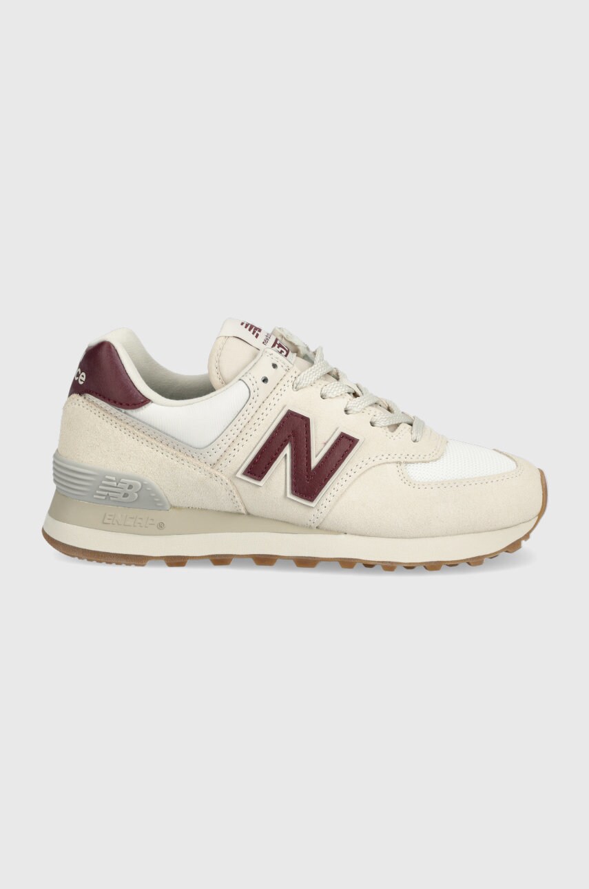 New balance sneakers wl574rcf culoarea bej