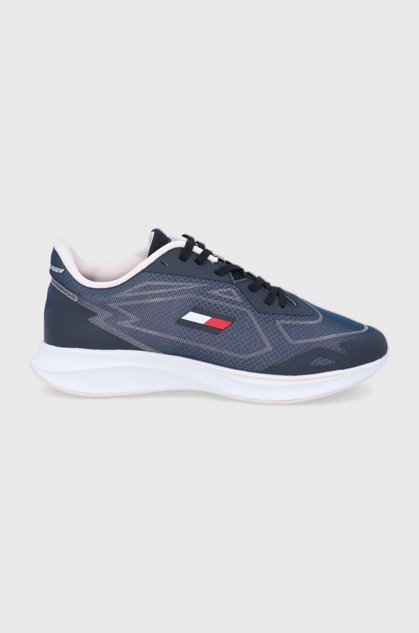 Tommy Sport pantofi de sport Sleek culoarea albastru marin