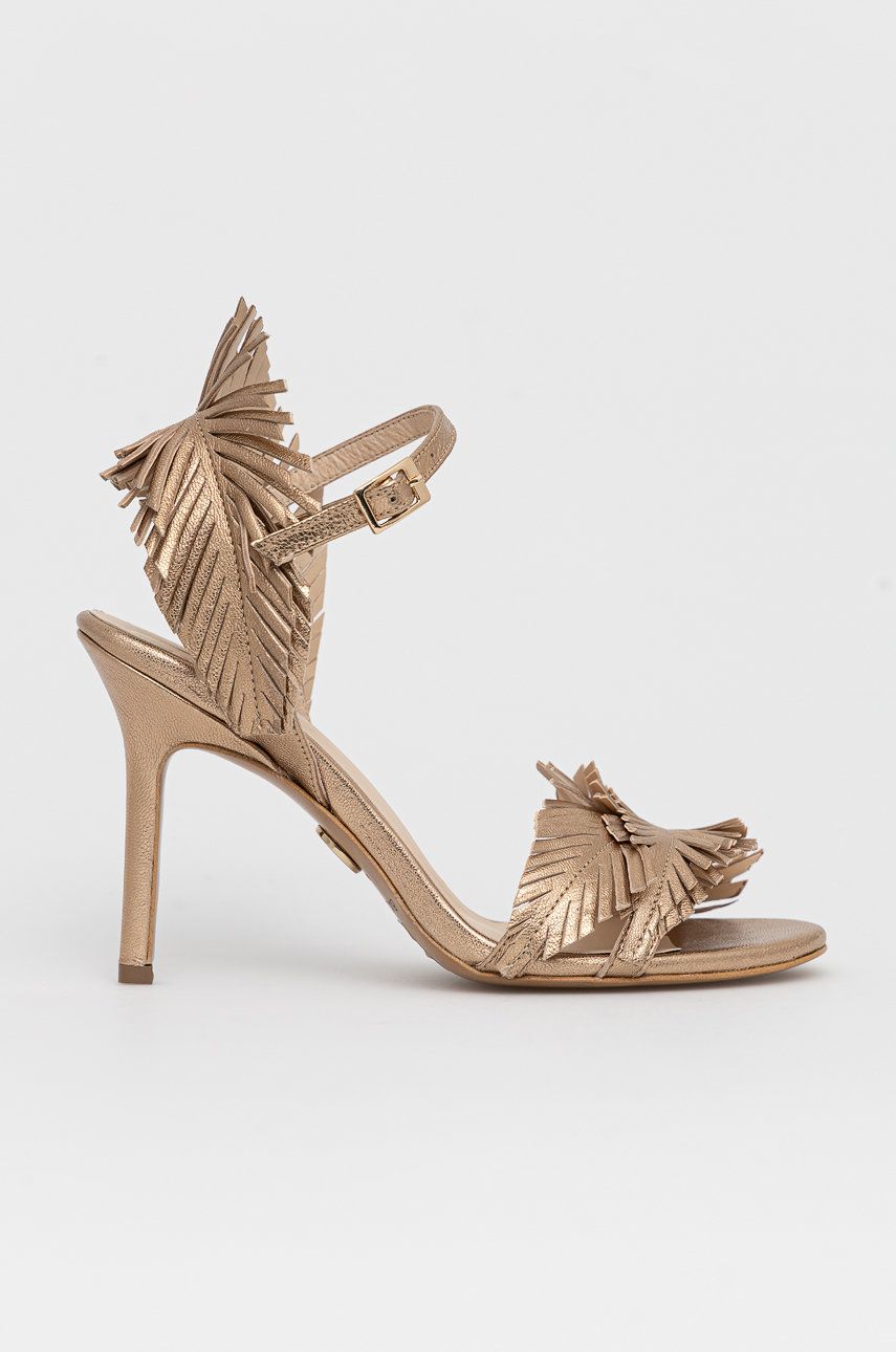 Baldowski sandale de piele culoarea auriu answear imagine noua