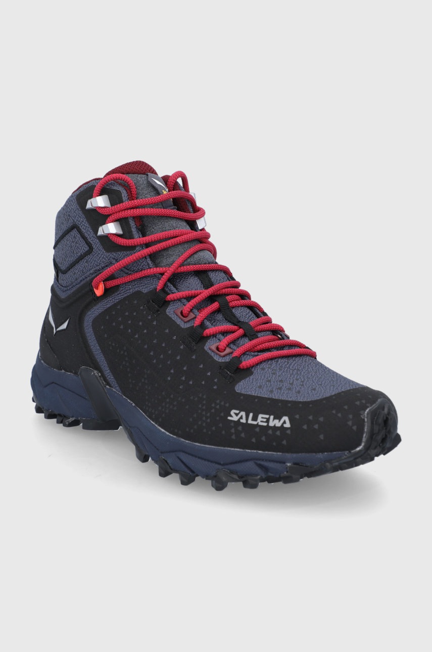 

Ботинки Salewa Alpenrose 2 Mid Gtx женские цвет синий слегка утеплённый