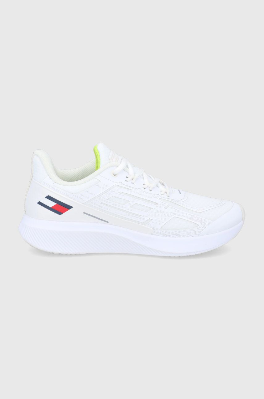 Tommy Sport pantofi culoarea alb alb imagine noua