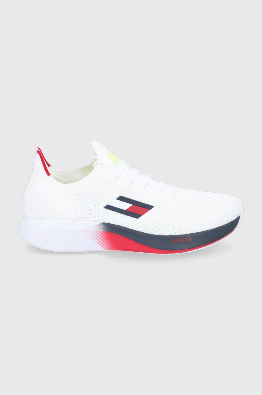 Tommy Sport pantofi de sport Elite 6 culoarea alb