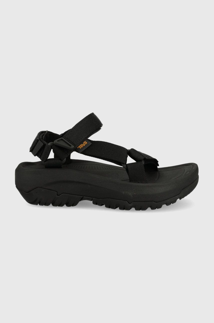 Teva sandale femei, culoarea negru, cu platforma femei 2023-09-23