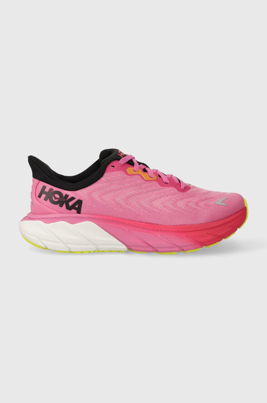 Hoka One One Pantofi De Alergat Arahi 6 Culoarea Roz