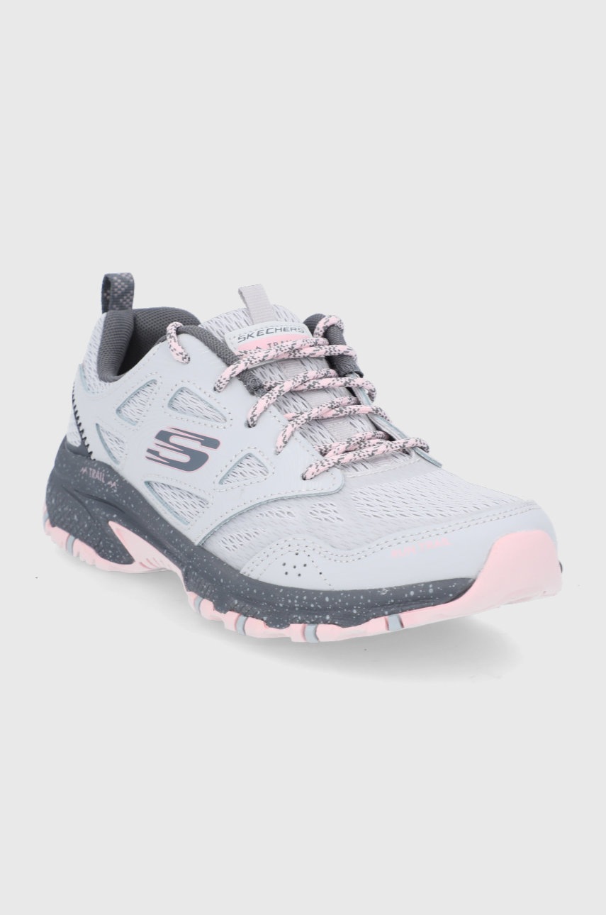 Παπούτσια Skechers γυναικεία, χρώμα: γκρι φωτογραφία