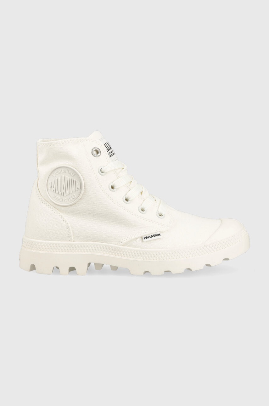 

Високи кецове Palladium Mono Chrome в бяло, Бял