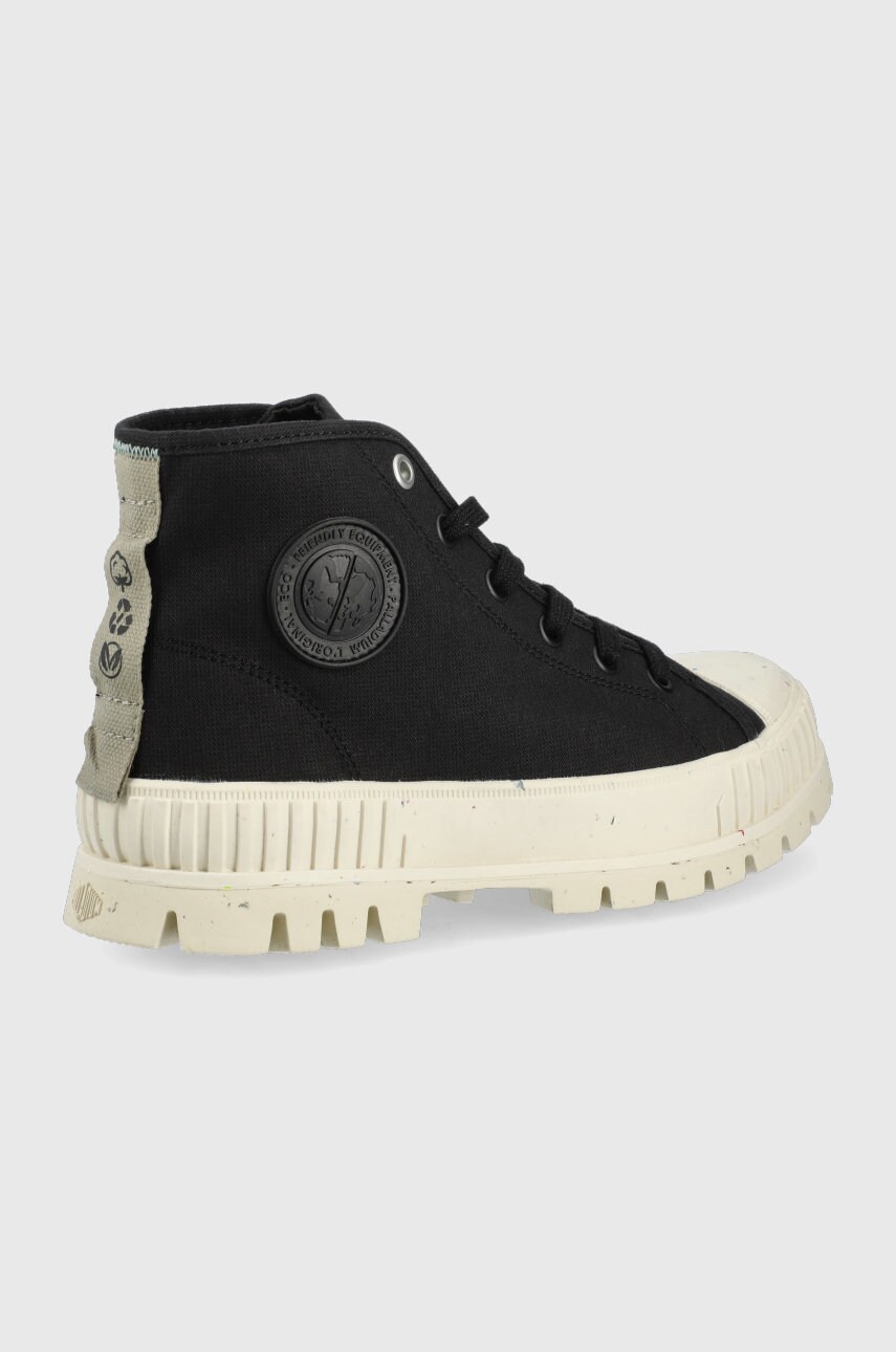 

Кеди Palladium Pallashock Lo Org жіночі колір чорний