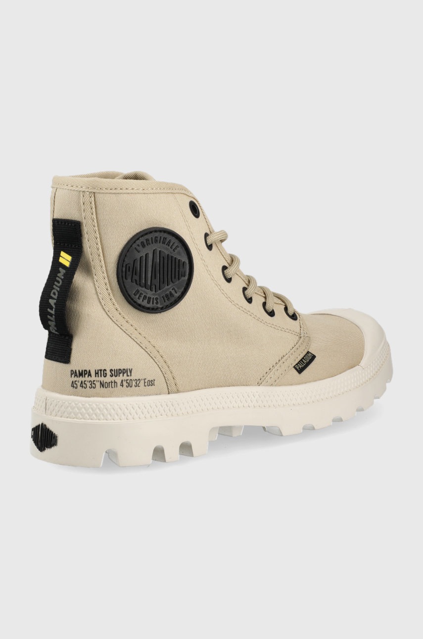 

Кеди Palladium Pampa Hi Htg Supply жіночі колір бежевий