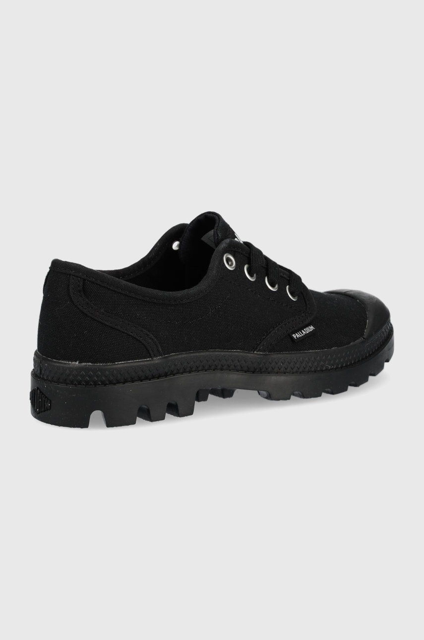

Кеди Palladium Pampa Oxford жіночі колір чорний