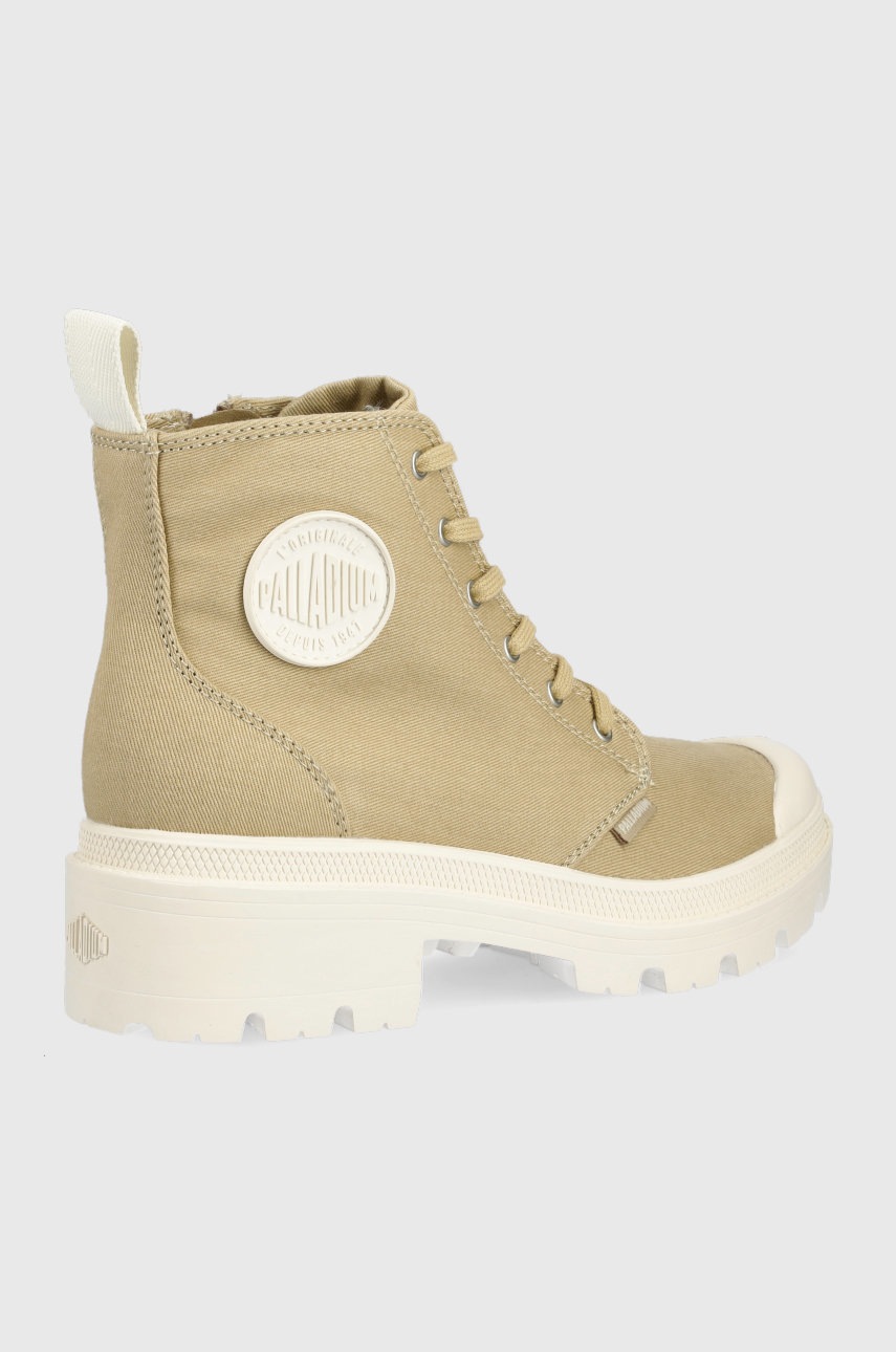 

Кеды Palladium Pallabase Twill женские цвет бежевый