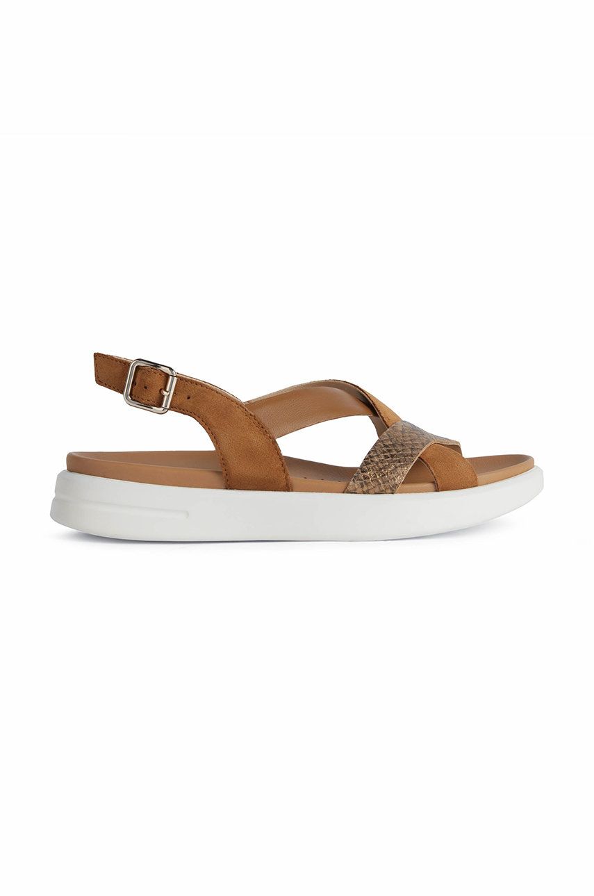 Geox sandale de piele Xan2s femei, culoarea maro Answear 2023-06-04