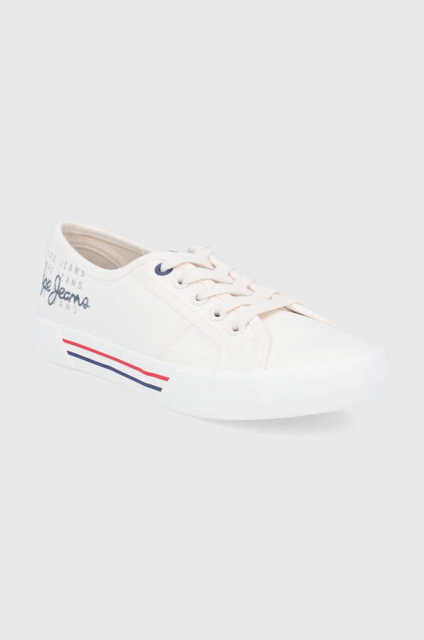 

Кеды Pepe Jeans Brady W Logo женские цвет белый
