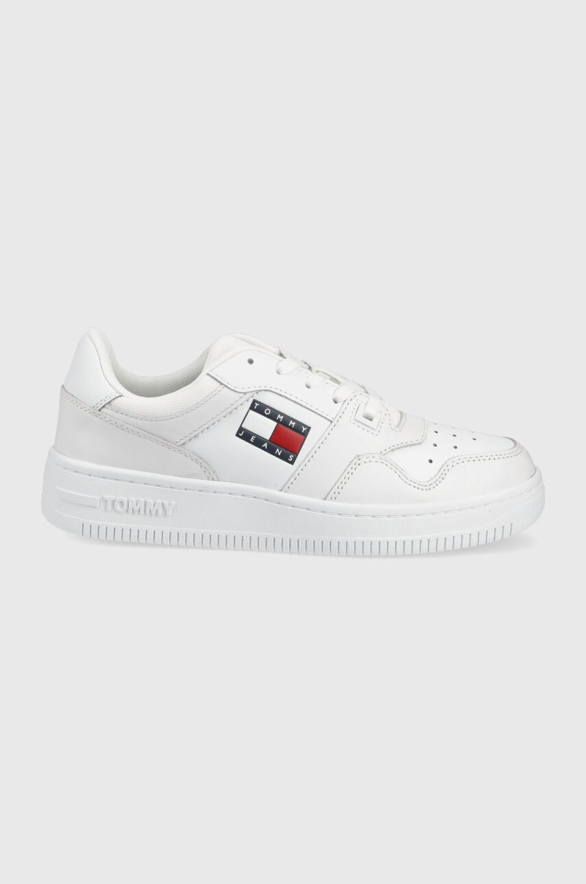 Tommy Jeans Sneakers Culoarea Alb