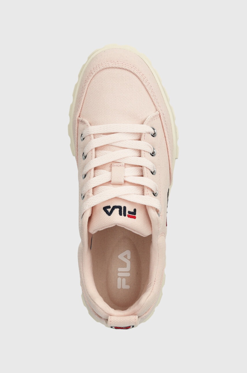 Πάνινα παπούτσια Fila Sandblast χρώμα: ροζ φωτογραφία