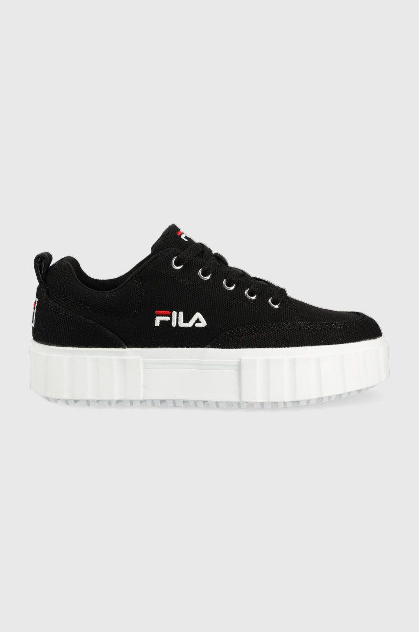 Fila tenisówki Sandblast damskie kolor czarny