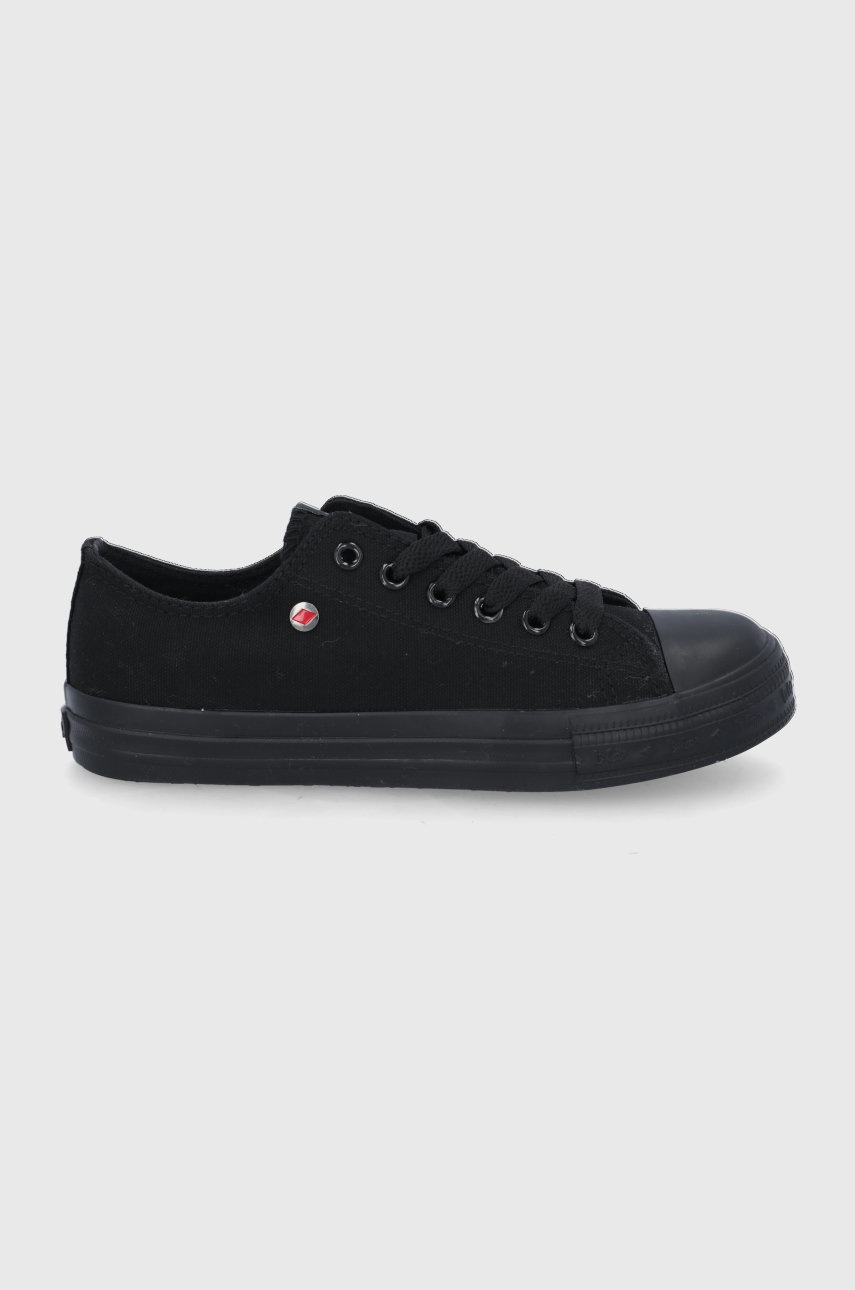 

Ниски кецове Lee Cooper дамско в черно, Черен