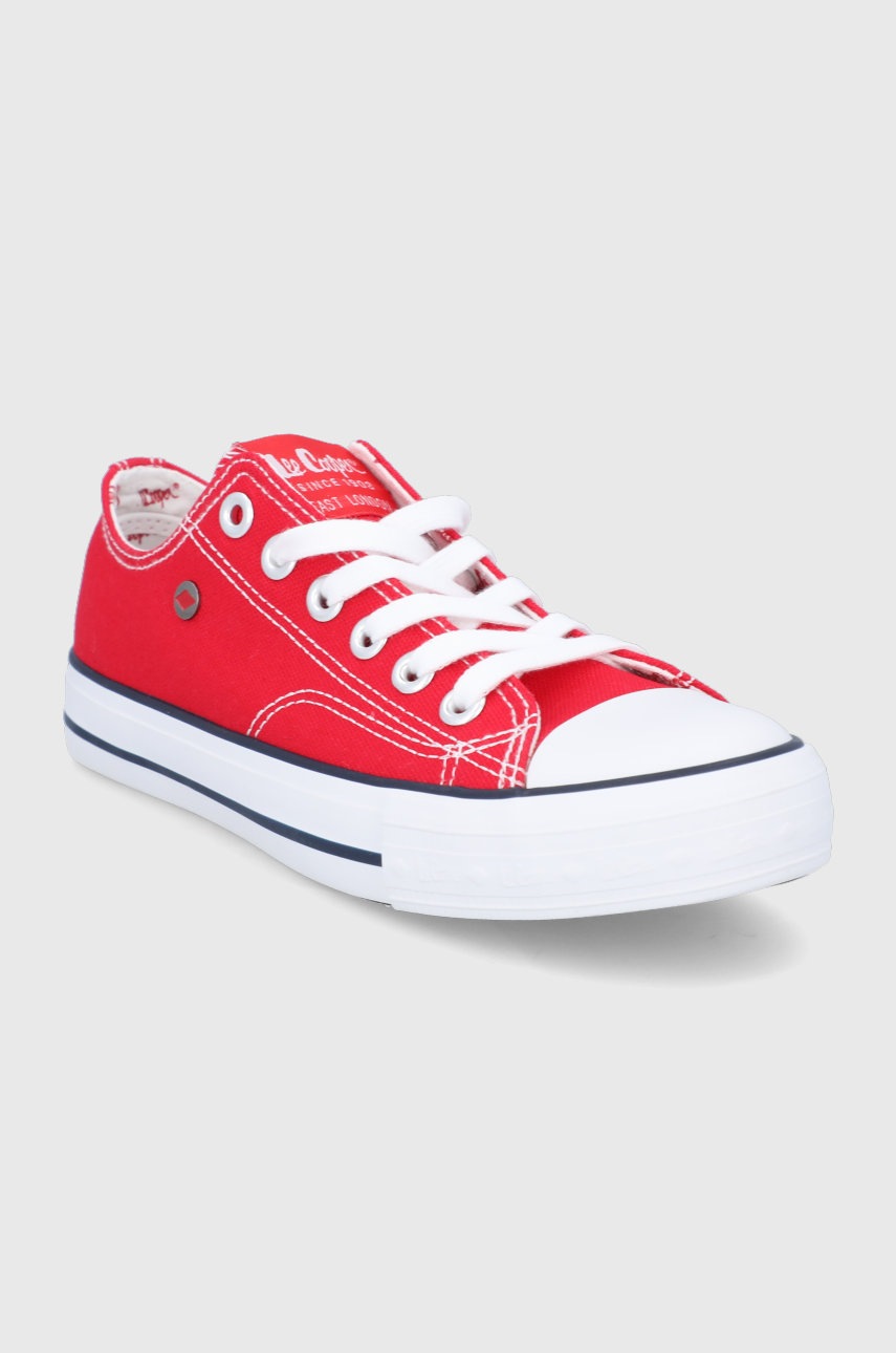 

Кеды Lee Cooper женские цвет красный