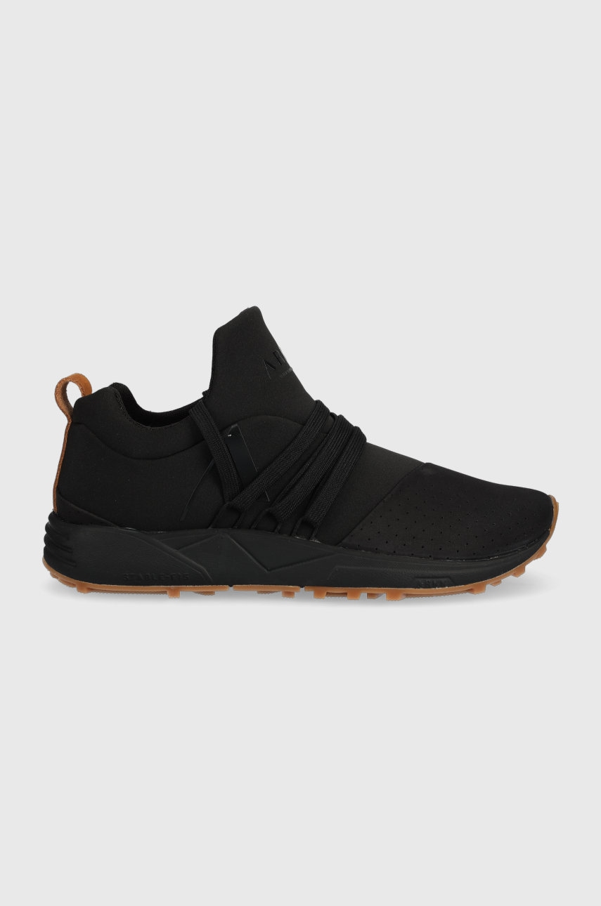 Sneakers boty Arkk Copenhagen Raven Nubuck S-e15 černá barva