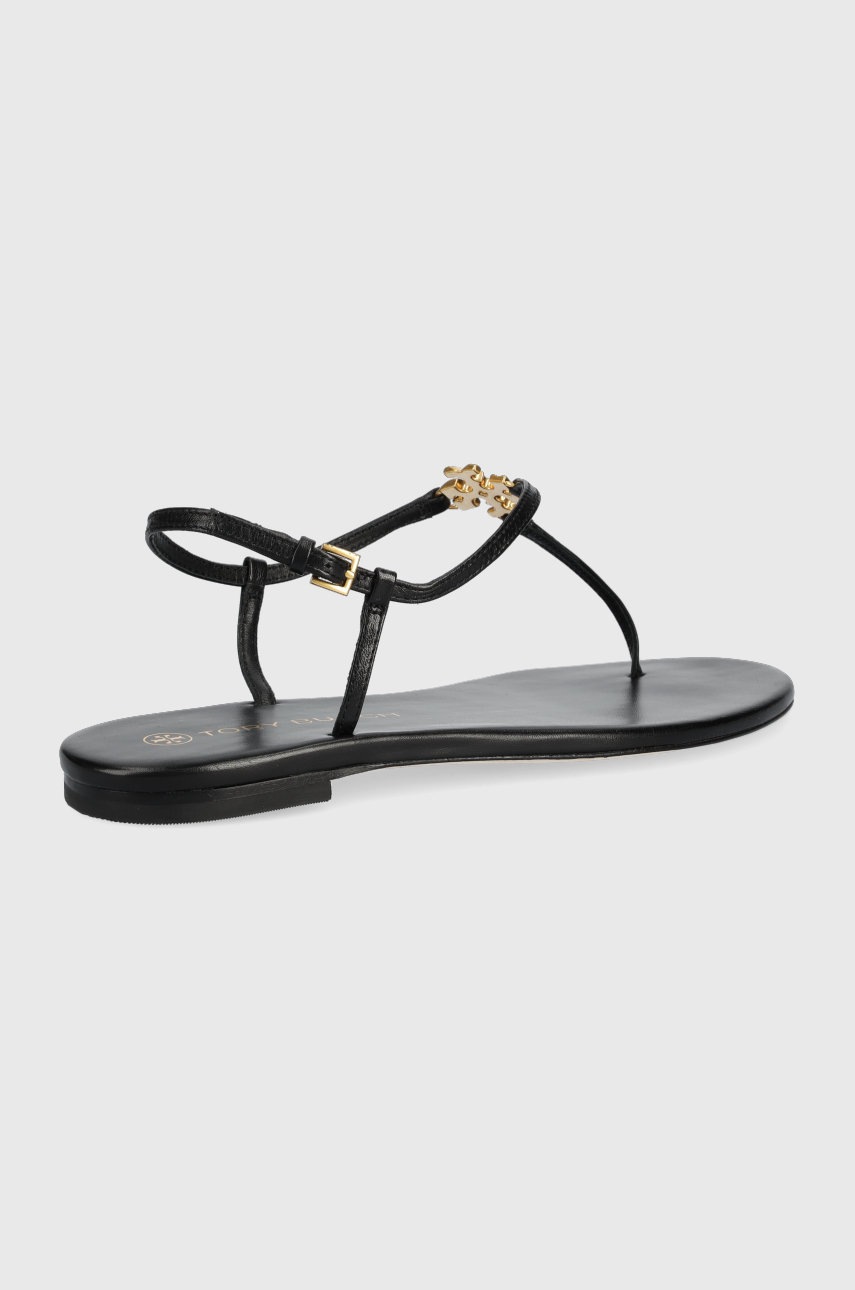 

Кожаные сандалии Tory Burch Capri женские цвет чёрный