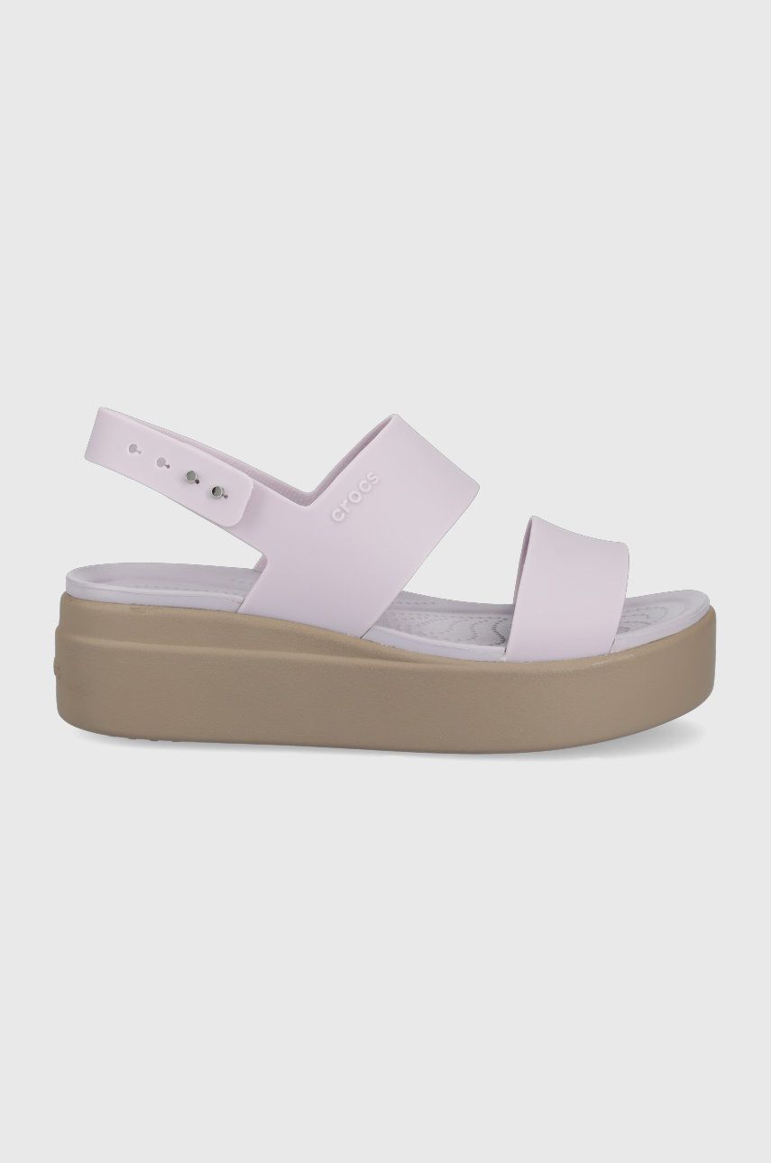 Crocs sandale femei, culoarea violet, cu platforma Answear 2023-09-27
