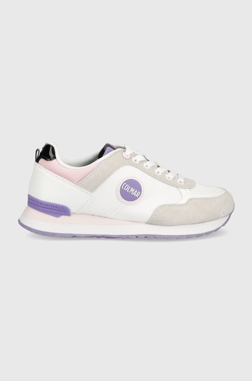 Colmar sneakers White-blush Pink-purple answear.ro