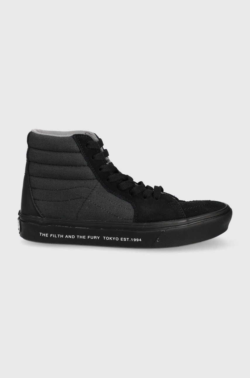 

Високи кецове Vans Comfycush дамски в черно, Черен