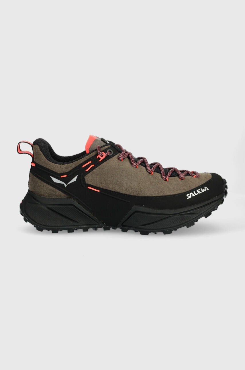 Salewa Pantofi Dropline Leather Femei, Culoarea Roz