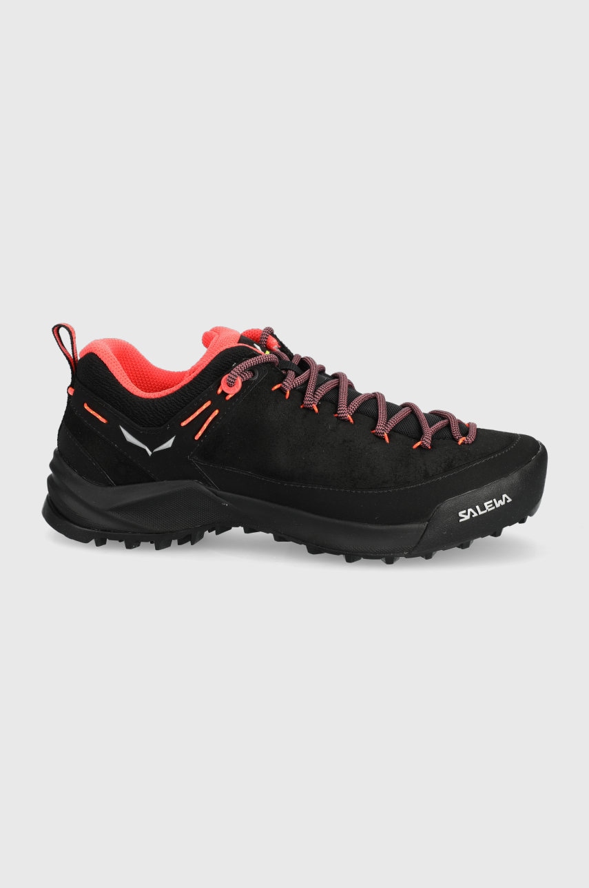 Salewa Pantofi Wildfire Leather Femei, Culoarea Negru