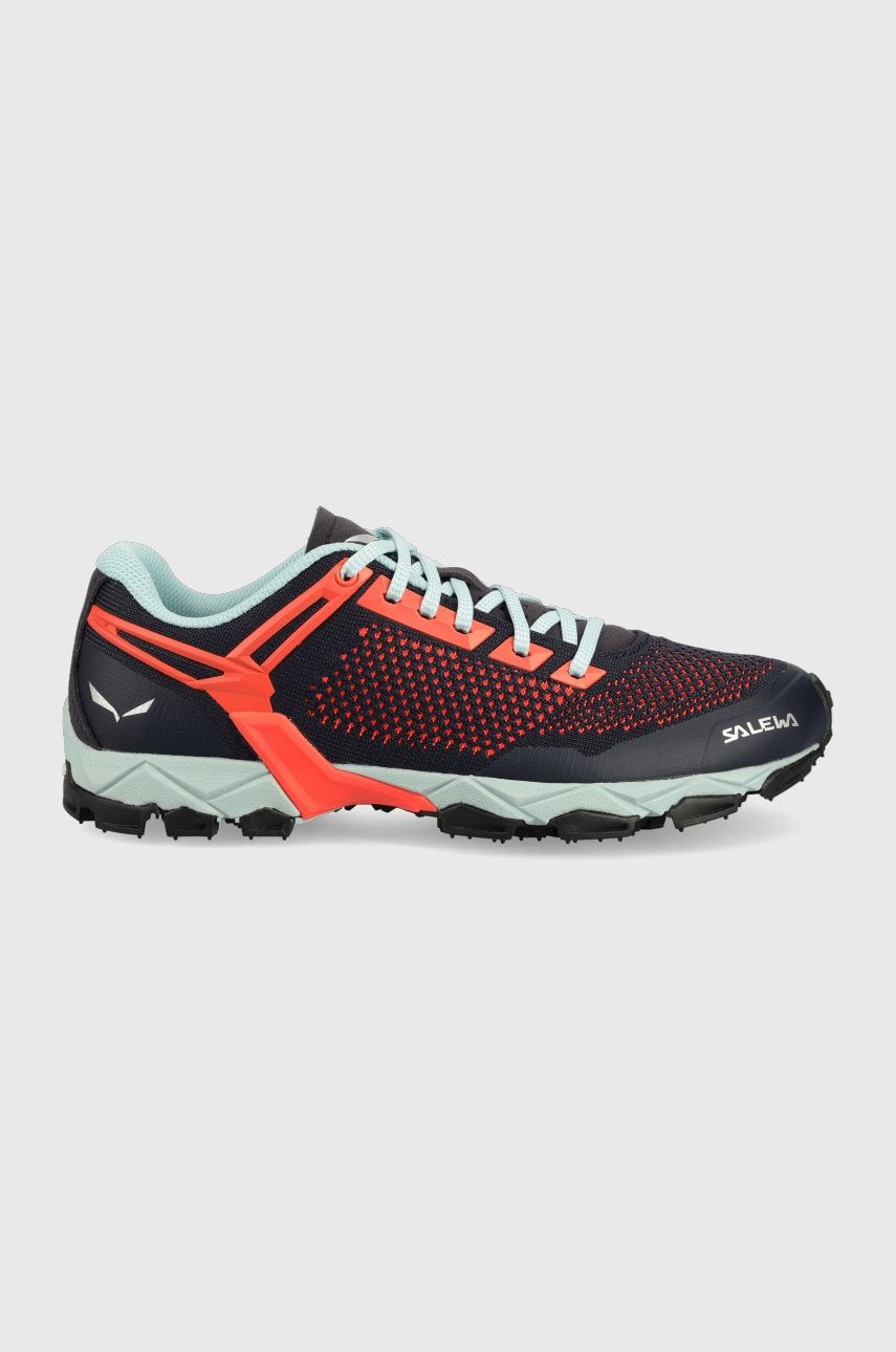 Salewa pantofi lite train femei, culoarea albastru marin