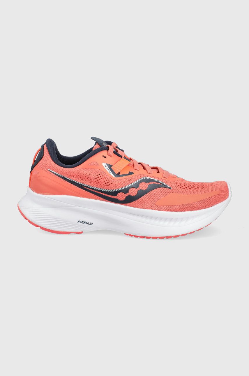 Saucony pantofi de alergat Guide 15 culoarea portocaliu answear.ro