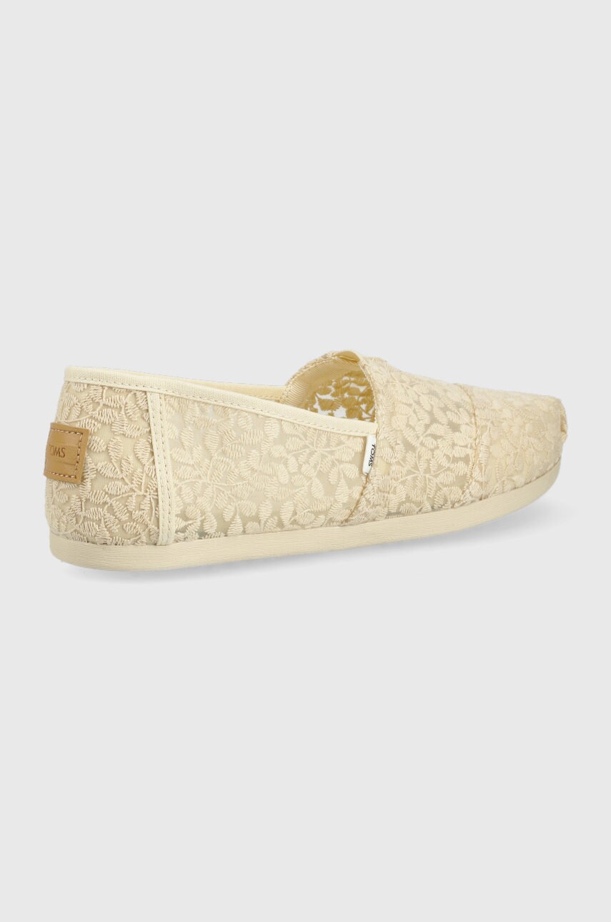 

Эспадрильи Toms Alpargata цвет бежевый
