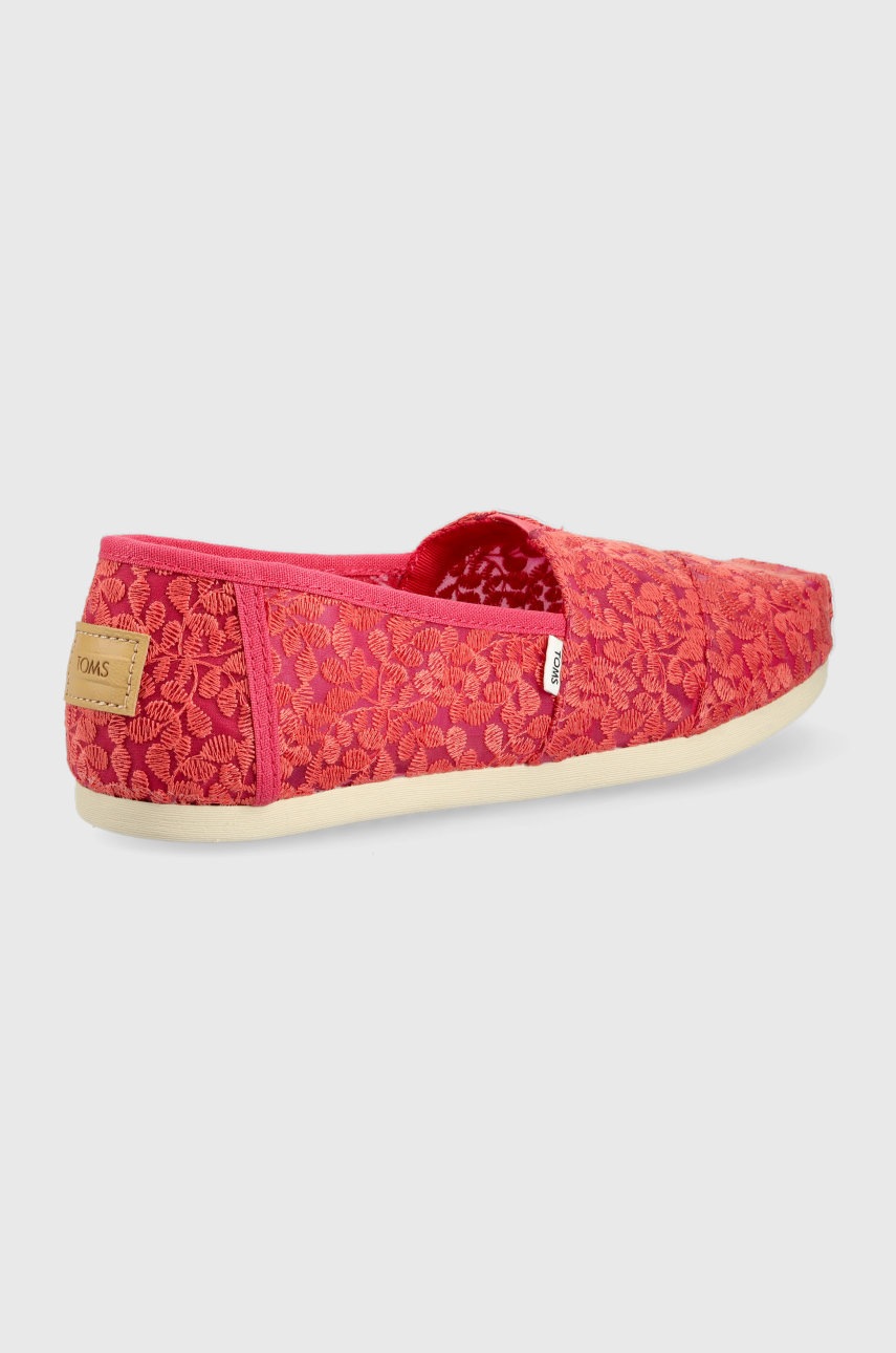 

Еспадрилі Toms Alpargata колір рожевий