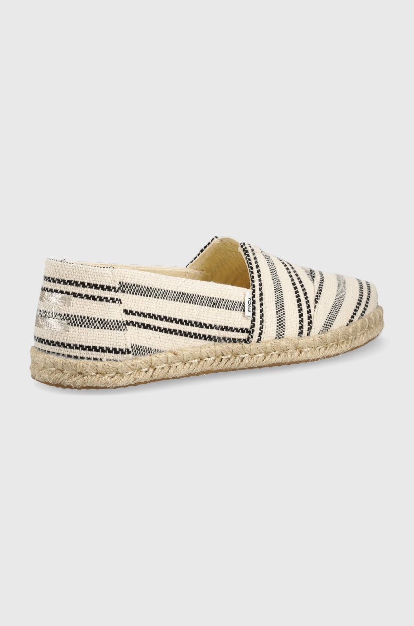 

Еспадрилі Toms Alpargata Rope колір бежевий