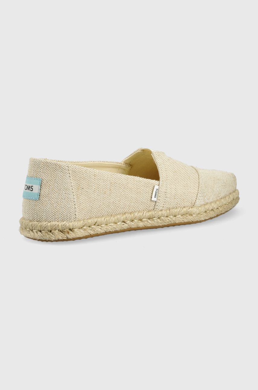 

Эспадрильи Toms Alpargata Rope цвет бежевый