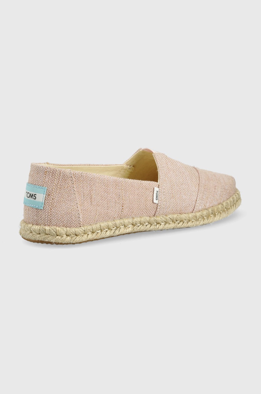 

Эспадрильи Toms Alpargata Rope цвет розовый