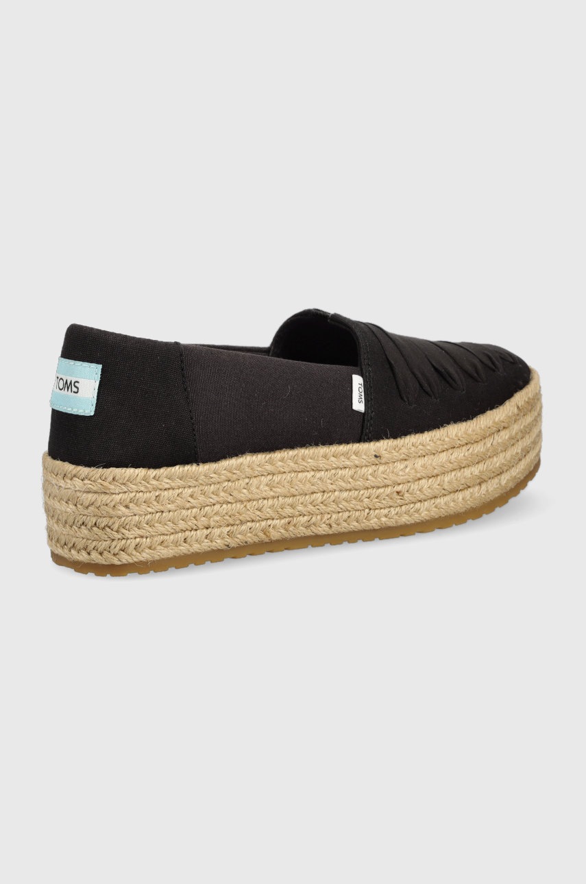 

Эспадрильи Toms Valencia цвет чёрный на платформе