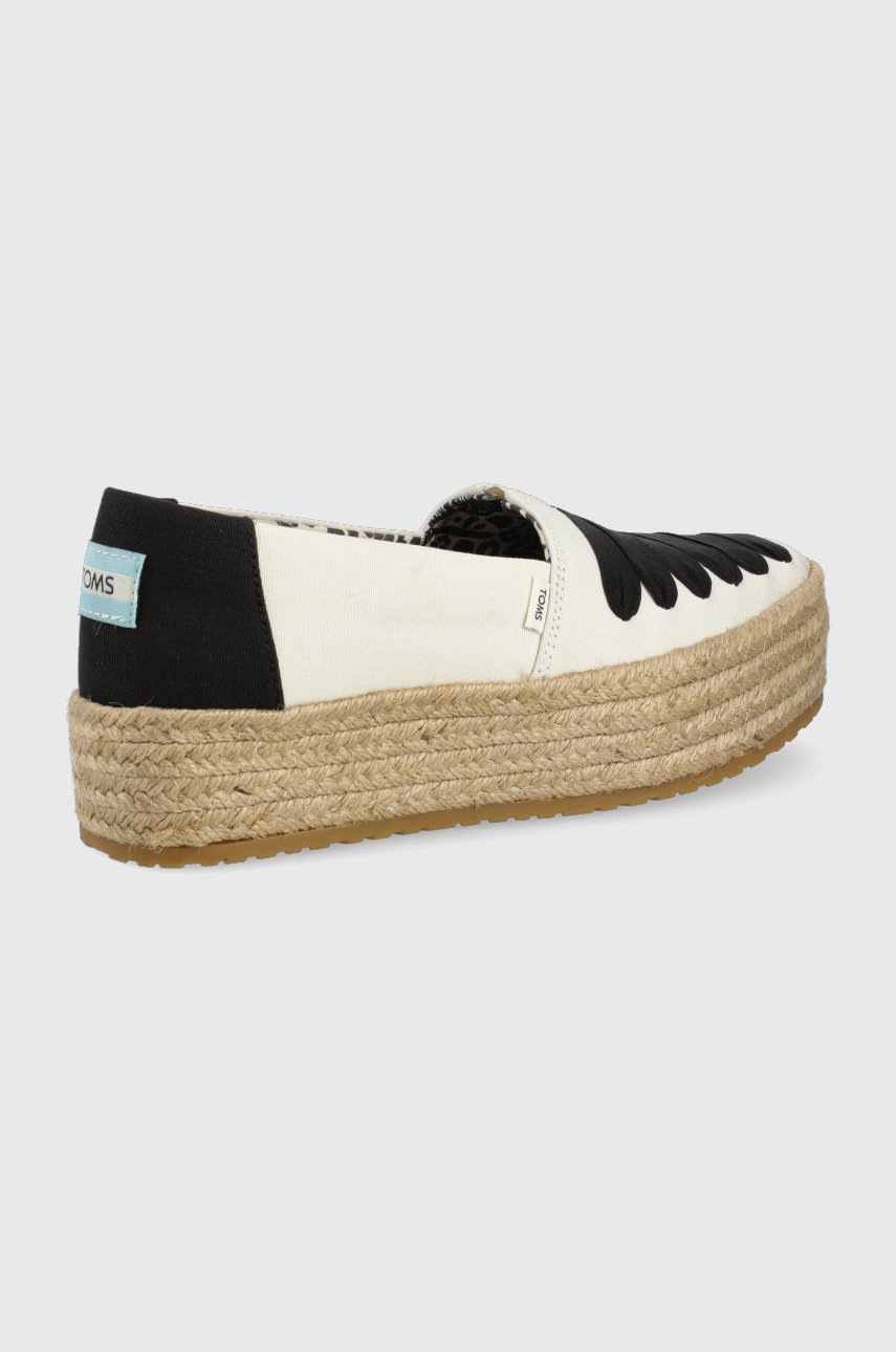 

Эспадрильи Toms Valencia цвет бежевый на платформе