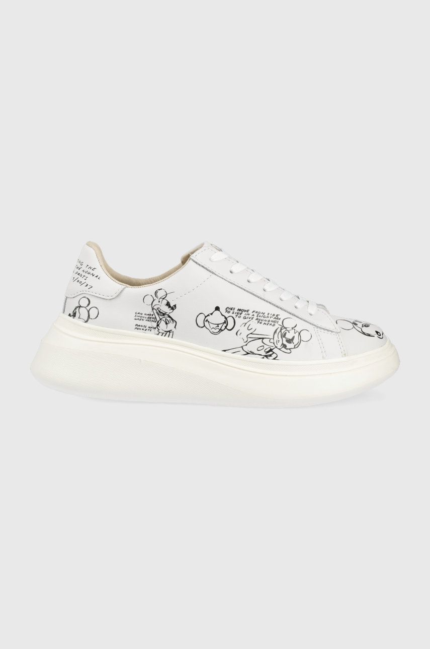MOA Concept pantofi Double Gallery culoarea alb answear.ro