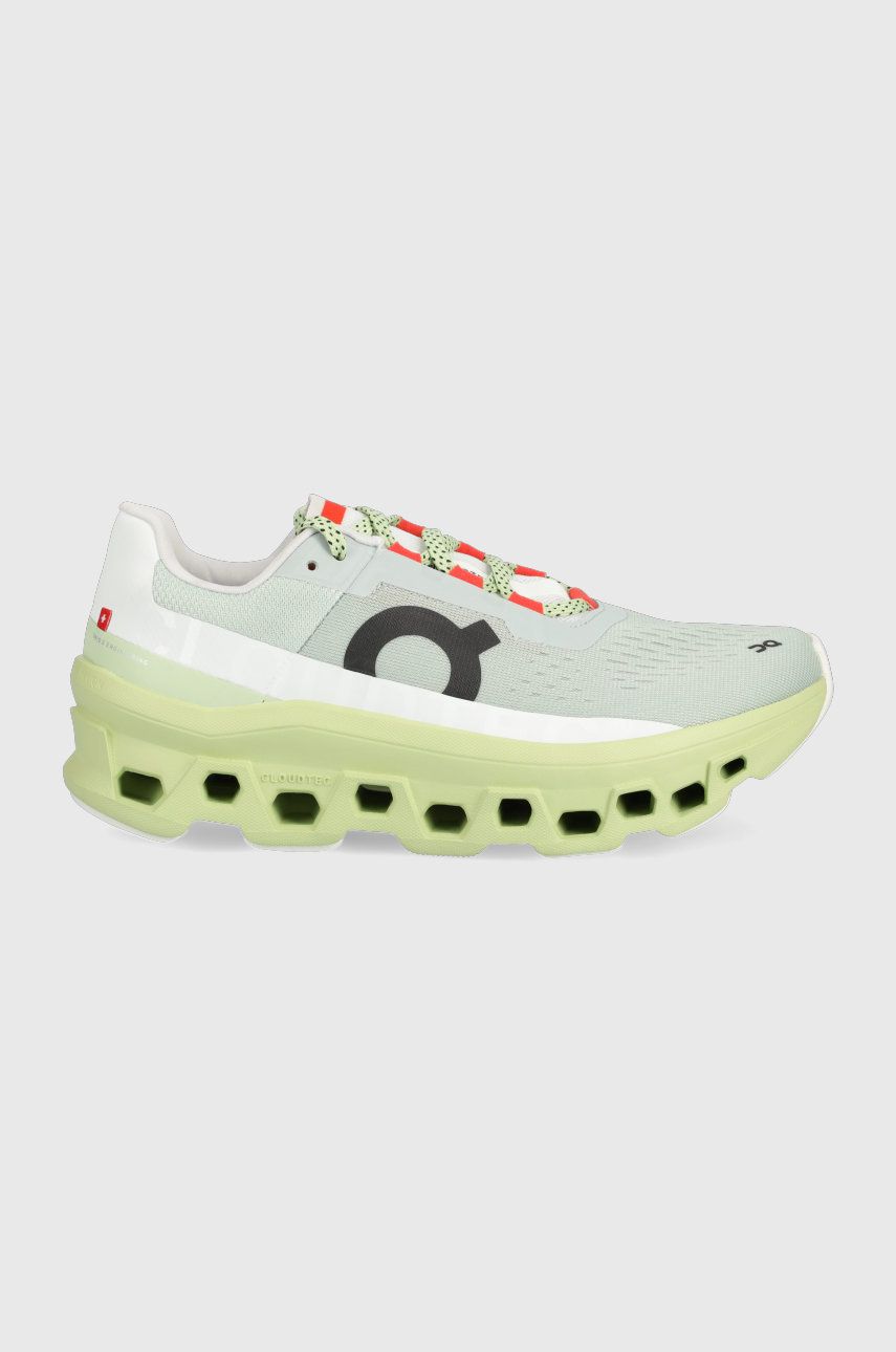 On-running pantofi de alergat Cloudmonster culoarea verde alergat imagine noua