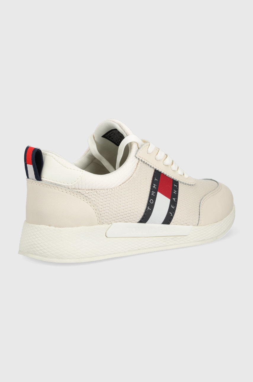 

Кросівки Tommy Jeans колір бежевий