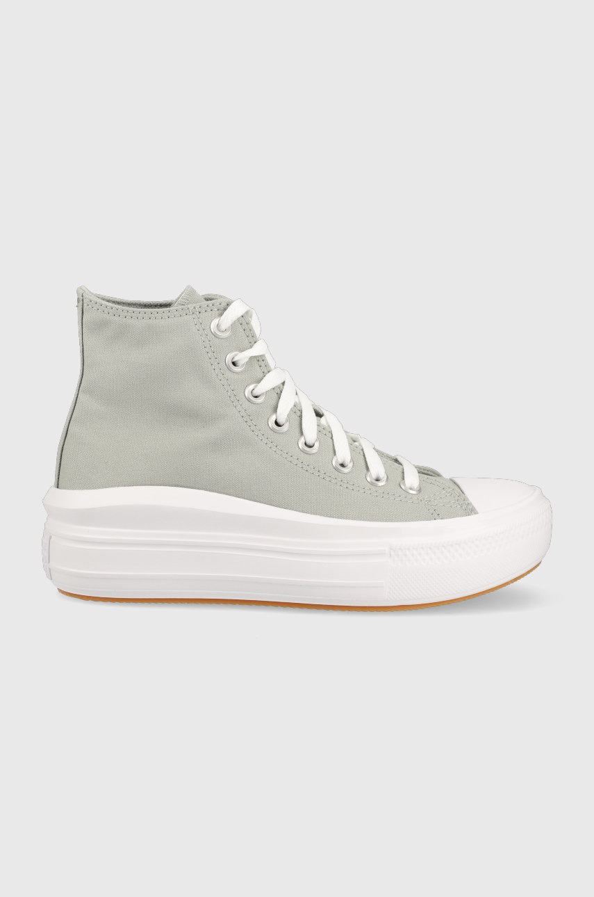 

Високи кецове Converse Chuck Taylor All Star Move в сиво, Сив